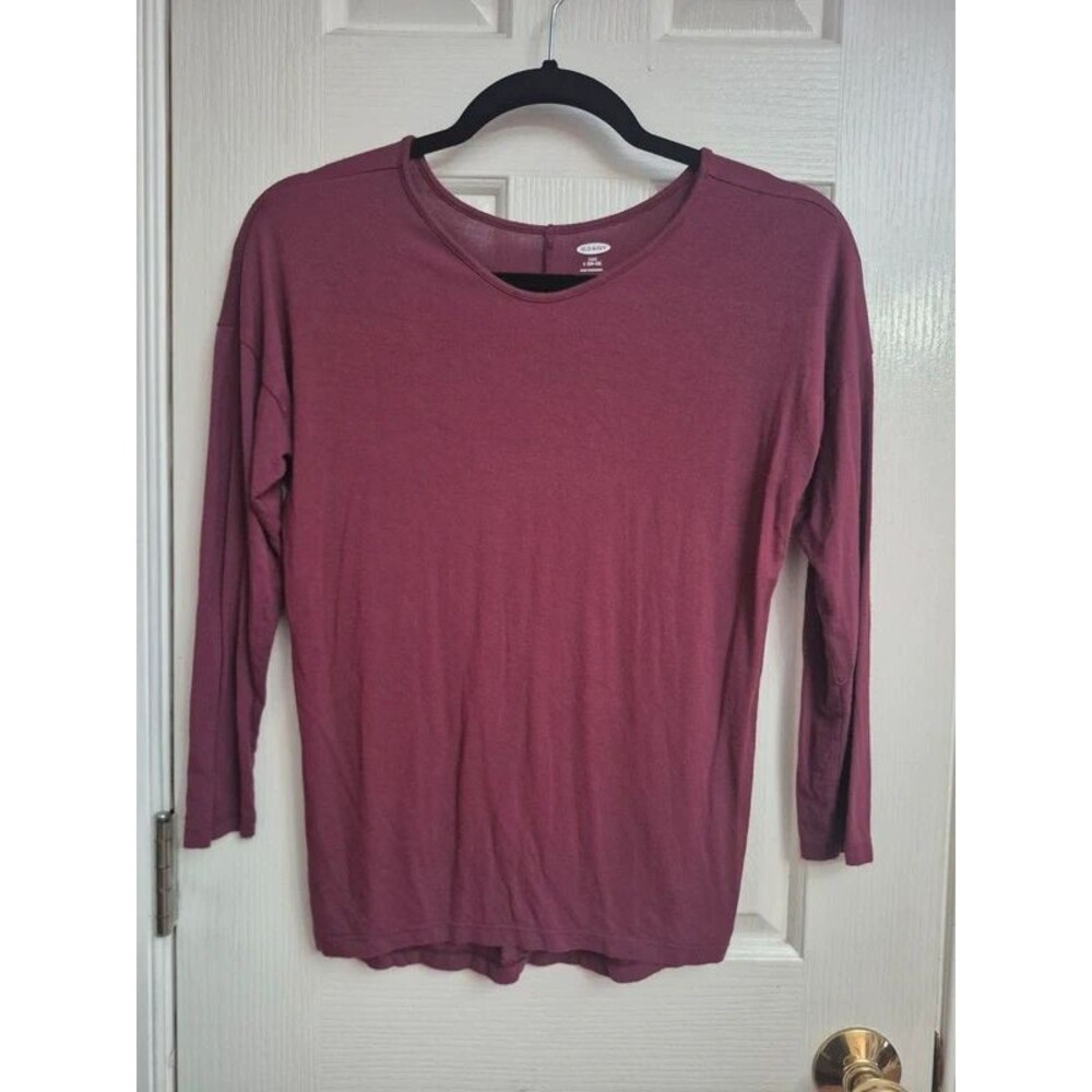 Old Navy Girls Long Sleeve Maroon top